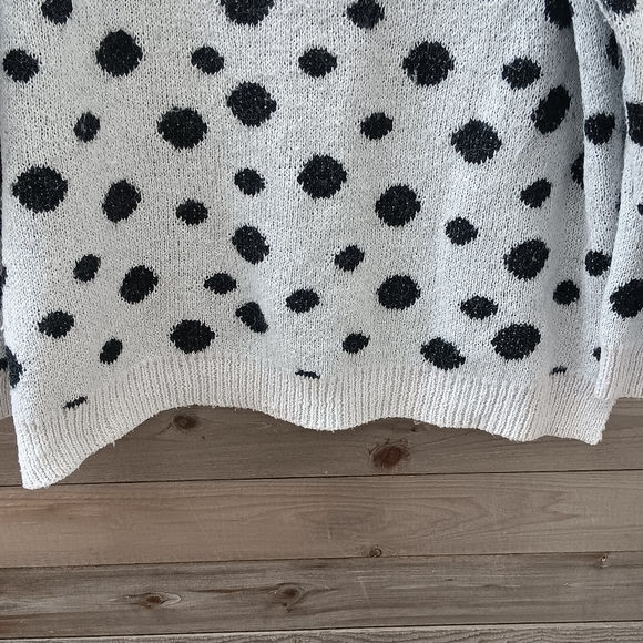 Cozy Casuals Polka Dotted Sweater Size 3X - Picture 4 of 7